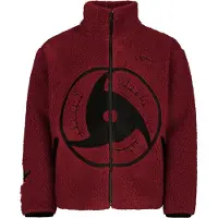 Naruto Veste mi-saison Anime de - Mangekyō Sharingan - S - 3XL - pour Homme - rouge - Taille XXL