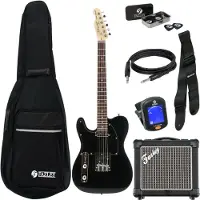 Fazley Classic Series FTL218 Black LH pack débutant guitare électrique
