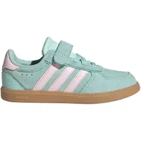 Adidas Baskets basses enfant BREAKNET SLEEK EL C filles - Bleu - 31 1/2
