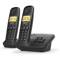 Gigaset Téléphone sans fil duo dect noir - - BASIC100ADUONOIR - basic 100a