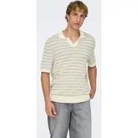 Only & Sons Pull-over 'ONSTILO' crème / blanc