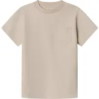 Hackett London pour garçon. HK5000028 Tee-shirt interlock beige (Y13), Casuel, Coton, Manche courte, mode enfantine