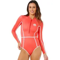 Rip Curl Shorty à Manches Longues Avec Fermeture éclair Frontale Pour Femme Classic Surf