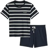 Marc O'Polo Pyjama court 'Mix N Match' bleu nuit / blanc