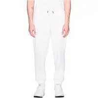 Armani Exchange pour homme. XM002353AF21869U1074 Pantalon Jogger blanc crème (M), Casuel, Coton