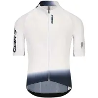 Q36.5 Gregarius Pro Collar Fade Signature Short Sleeve Jersey Blanc XS Homme