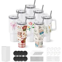 Vevor Gobelet à Sublimation Vierge 8PCs 1183 mL