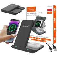 Zenwire Chargeur sans fil - 3 en 1 - USB-C - Chargeur à induction pour téléphones - pour smartphones, montres connectées