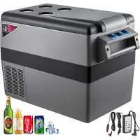 Vevor Glacière à compresseur 35L Mini portable Réfrigérateur de voiture Refroidisseur thermoélectrique
