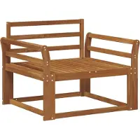 vidaXL Sofa de milieu extérieur Bois d'Acacia Massif Naturel