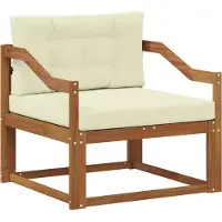 vidaXL Sofa de milieu extérieur Bois d'Acacia Massif Naturel