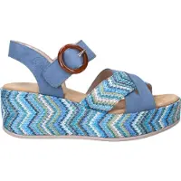 Rieker Sandalen Hak Sandalen Hak - Blauw - Maat 40