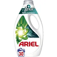 Ariel Lessive liquide touche de Lenor UNstoppables 30 lavages 1,35L