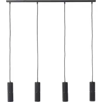 Brilliant Lampe suspendue 4 lumières Marty noir