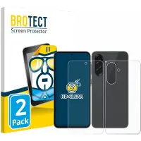BROTECT Protection Clair (2 pcs, Samsung Galaxy A36), Téléphone portable : film de protection, Transparent