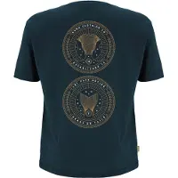 Kumu Heads Or Tails Short Sleeve T-shirt Bleu XL Homme