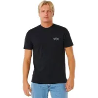Rip Curl Streamline Diamond Short Sleeve T-shirt Noir L Homme