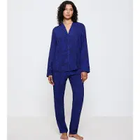 Triumph Pyjama ' Boyfriend Fit ' bleu