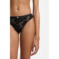 HUGO Bloom Lace 10279381 Thong Noir L Femme