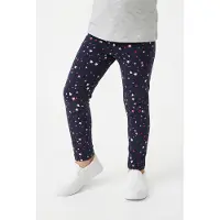 Happy girls Leggings marine / rose / grenadine / blanc