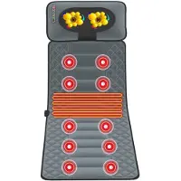 INF Tapis de massage Shiatsu luxueux avec chaleur