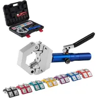Vevor Pince à Sertir Hydraulique Tuyau Climatisation Kit Sertissage Hydraulique de Flexibles