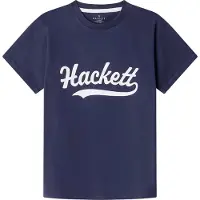 Hackett Logo Short Sleeve T-shirt Bleu 15 Years Garçon
