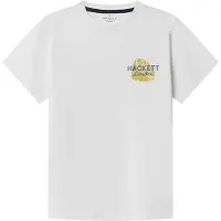 Hackett London pour garçon. HK5000032 Tee-shirt fruits de mer blanc (K03), Casuel, Coton, Manche courte, mode enfantine