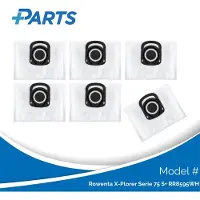 Plus.Parts Sacs à poussière Rowenta X-Plorer Série 75 S+ RR8595WH (lot de 6, )
