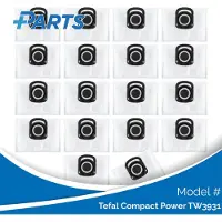 Plus.Parts Sacs à poussière Tefal Compact Power TW3931 (lot de 18, )