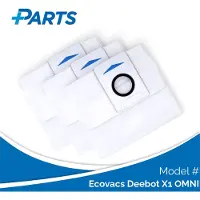 Plus.Parts Sacs à poussière Ecovacs Deebot X1 OMNI (lot de 3, )