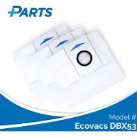 Plus.Parts Sacs à poussière Ecovacs DBX53 (lot de 3, )
