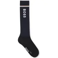 BOSS Chaussettes d’équitation avec détails de logo