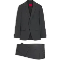 HUGO Costume deux pièces Slim en laine mélangée