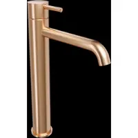 Blaufoss Round 2.0 EcoStart robinet de lavabo réhaussé Brushed Rosegold