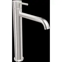 Blaufoss Round 2.0 EcoStart robinet de lavabo réhaussé Brushed CoolMetal