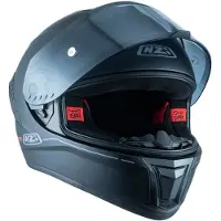 Nzi Wake Solid Noveau Full Face Helmet Noir 3XL