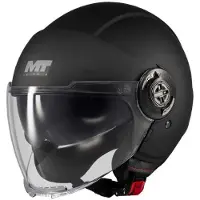 Mt Helmets Viale Sv S Pure Open Face Helmet Noir 2XS