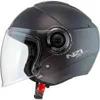 Nzi Civic Solid Noveau Open Face Helmet Noir 2XL