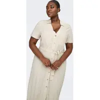 ONLY Robe-chemise 'CARSiesta' crème