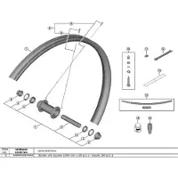 Shimano Kit De Rayons Et Mamelons 299 Mm Wh-m9220-tl-f15-b-29 Ewhspokey000a 28 Unités