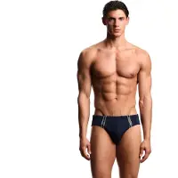 Emporio Armani pour homme. EM000570_AF20426 Maillot de bain Slip Cint marine (XXL), Beachwear, Nylon