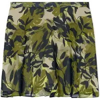 Armani Exchange pour femme. XW001766AF21554F7137 Jupe verte impeccable (XXS), Casuel, Viscose