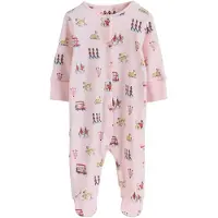 Next Pyjama 'Cath Kidston London' beige / rose / rouge / noir