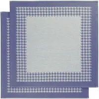 De Witte Lietaer Torchons De Witte Lietaer Pied De Poule Bleu (2 unités)