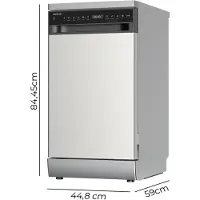 Cecotec Bolero Aguazero 4560 Dishwasher Argenté 44.8 cm / EU Plug 220V