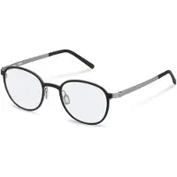 Rodenstock Lunettes de Vue R7169 48/21/140 Black, dark grey Metallo MAN R7169