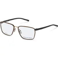 Porsche Design Lunettes de Vue P8787 57/17/145 Brown, gold Metallo MAN P8787