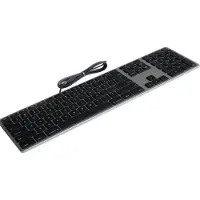 Matias FK318B-FR Wired Aluminum Keyboard for MAC Space Gray