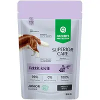 Nature´s Protection Superior Care Junior Lapin &amp; Krill Nourriture Humide Pour Chien 12x85g